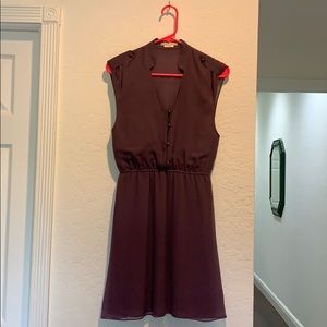 Alice and Olivia TOWORK silk mauve dress
